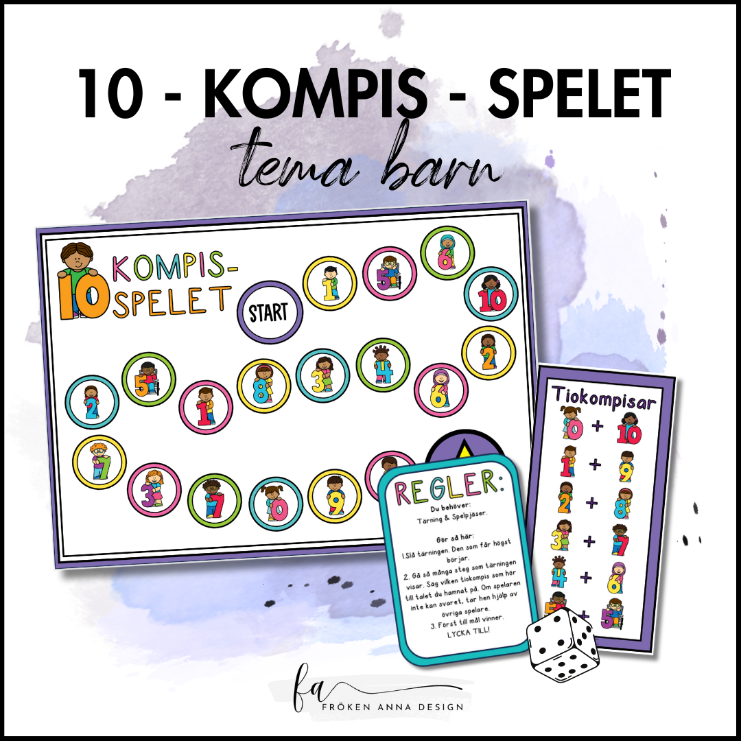 PAKET: tiokompisar / tiokamrater