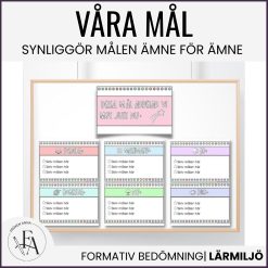 Målskyltar: Synliggör kunskapskraven