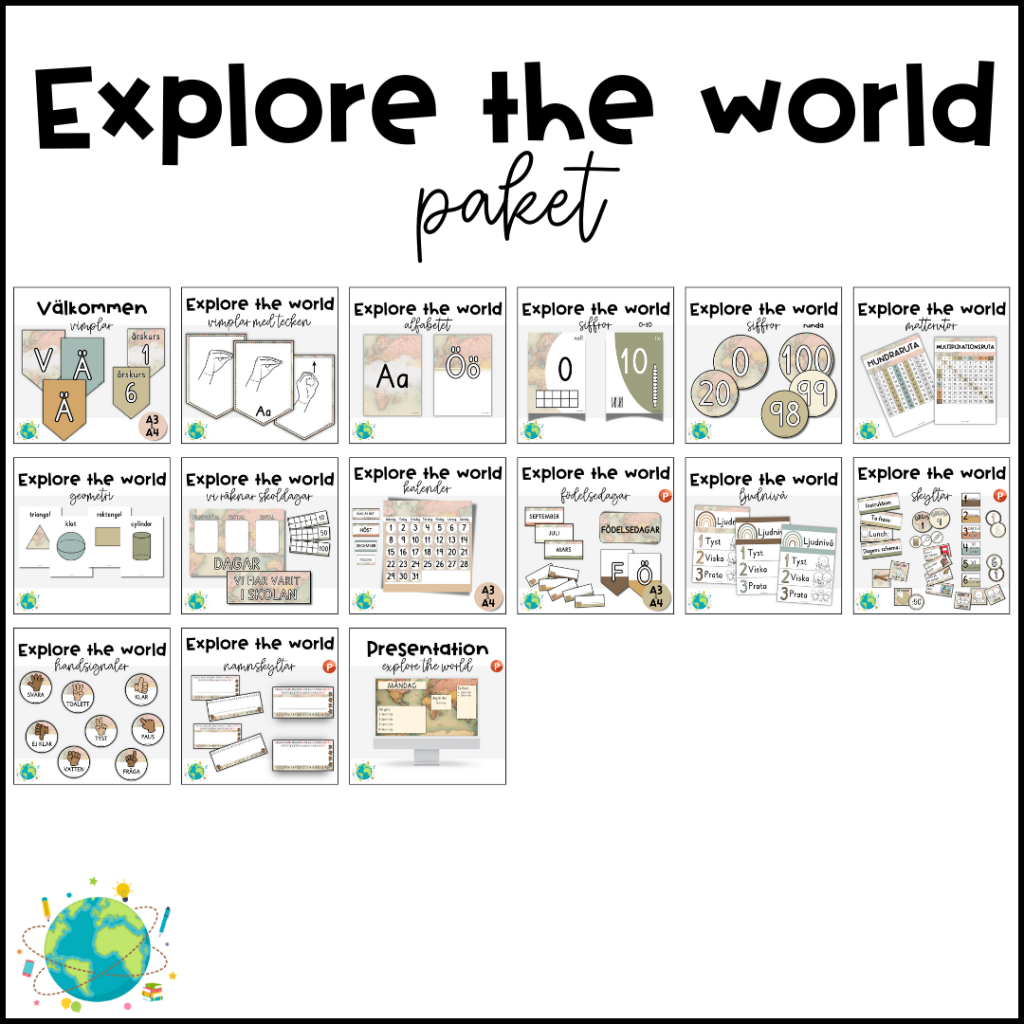 Explore the world – Paket