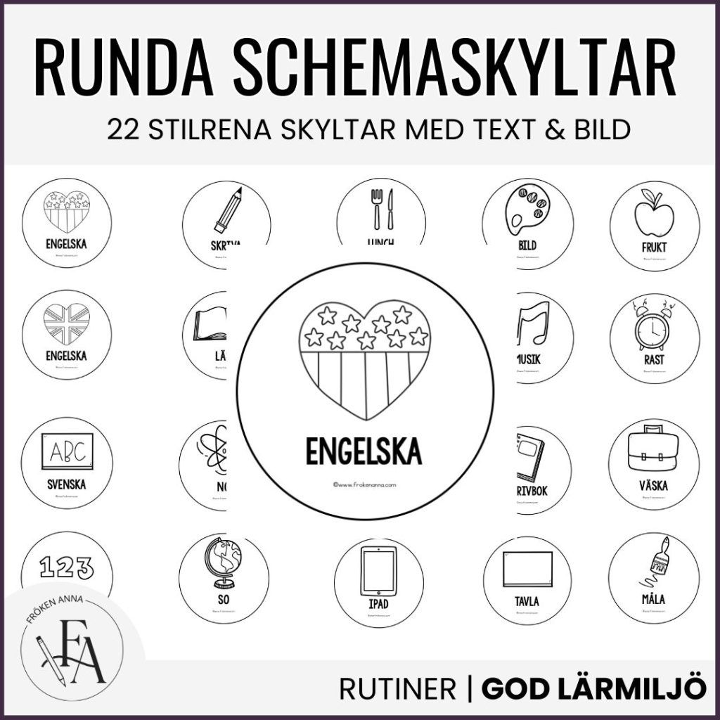 Schemabilder (runda)