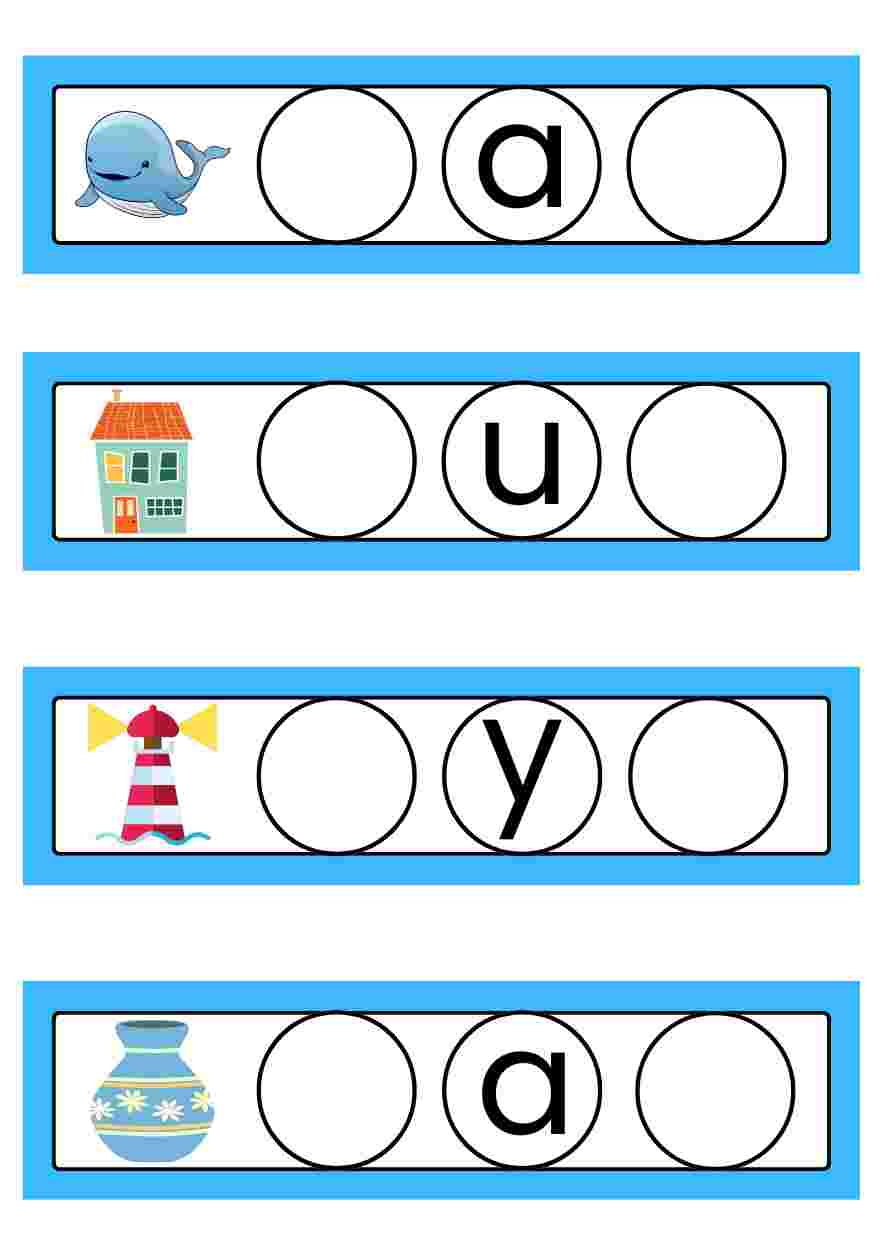 Hitta rätt bokstäver, förskoleklass