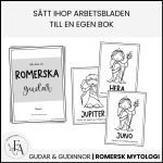 Romerska gudar – Posters / Flashcards / Målarbilder - bild 3