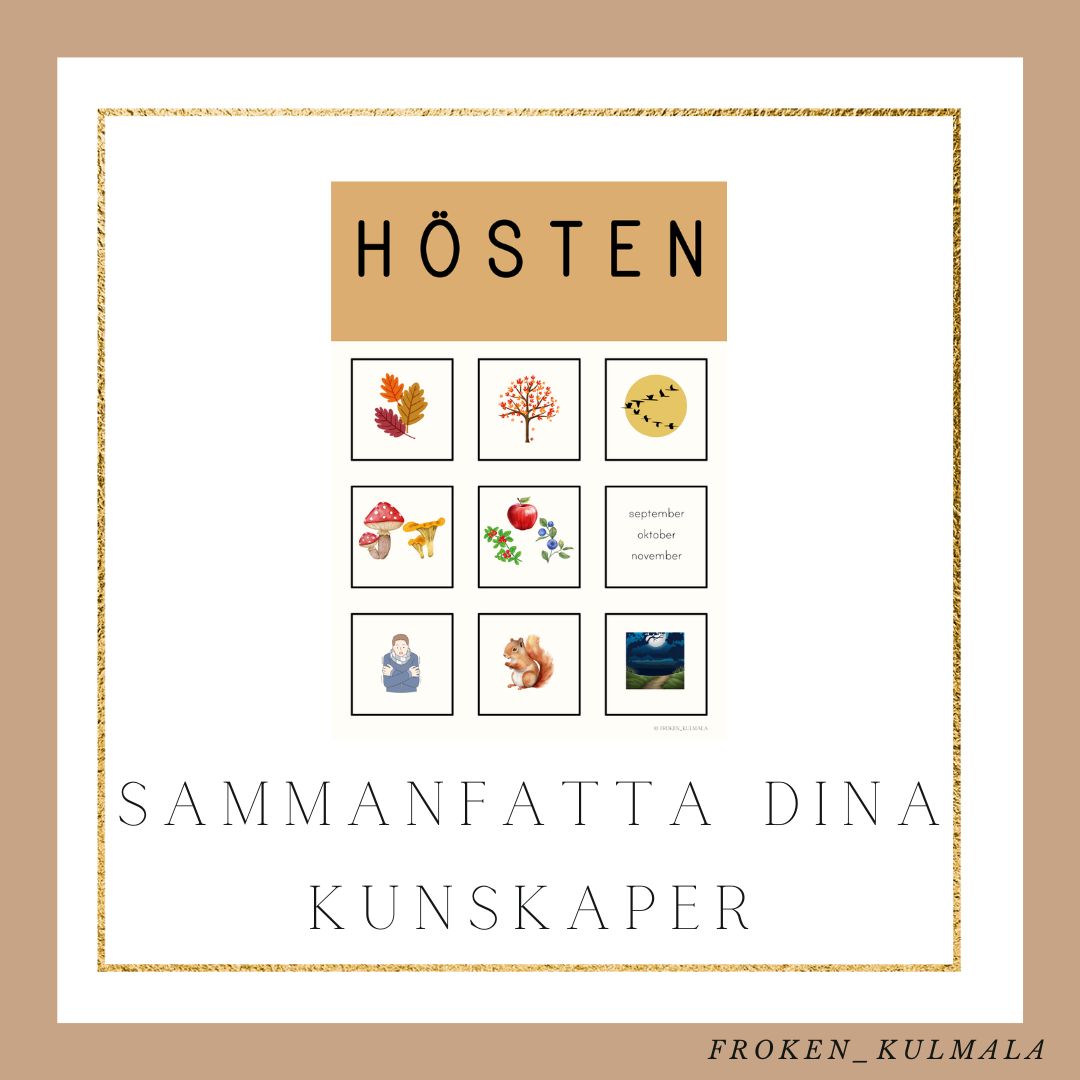Hösten - faktahäfte