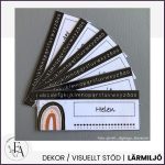 Namnskylt regnbågstema (rektangel) - bild 2