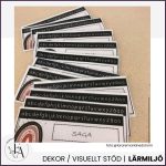 Namnskylt regnbågstema (rektangel) - bild 4