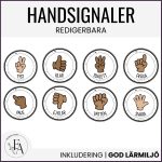 Redigerbara handsignaler - bild 1