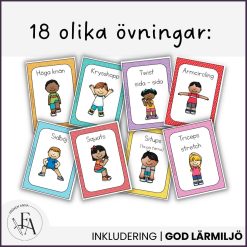 Minigym till klassrummet (Till elever med ökat rörelsebehov eller alla)