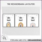 Pärmetiketter med regnbågstema - bild 2