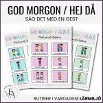 God morgon / Hejdå (Coronaanpassade hälsningar) - bild 1