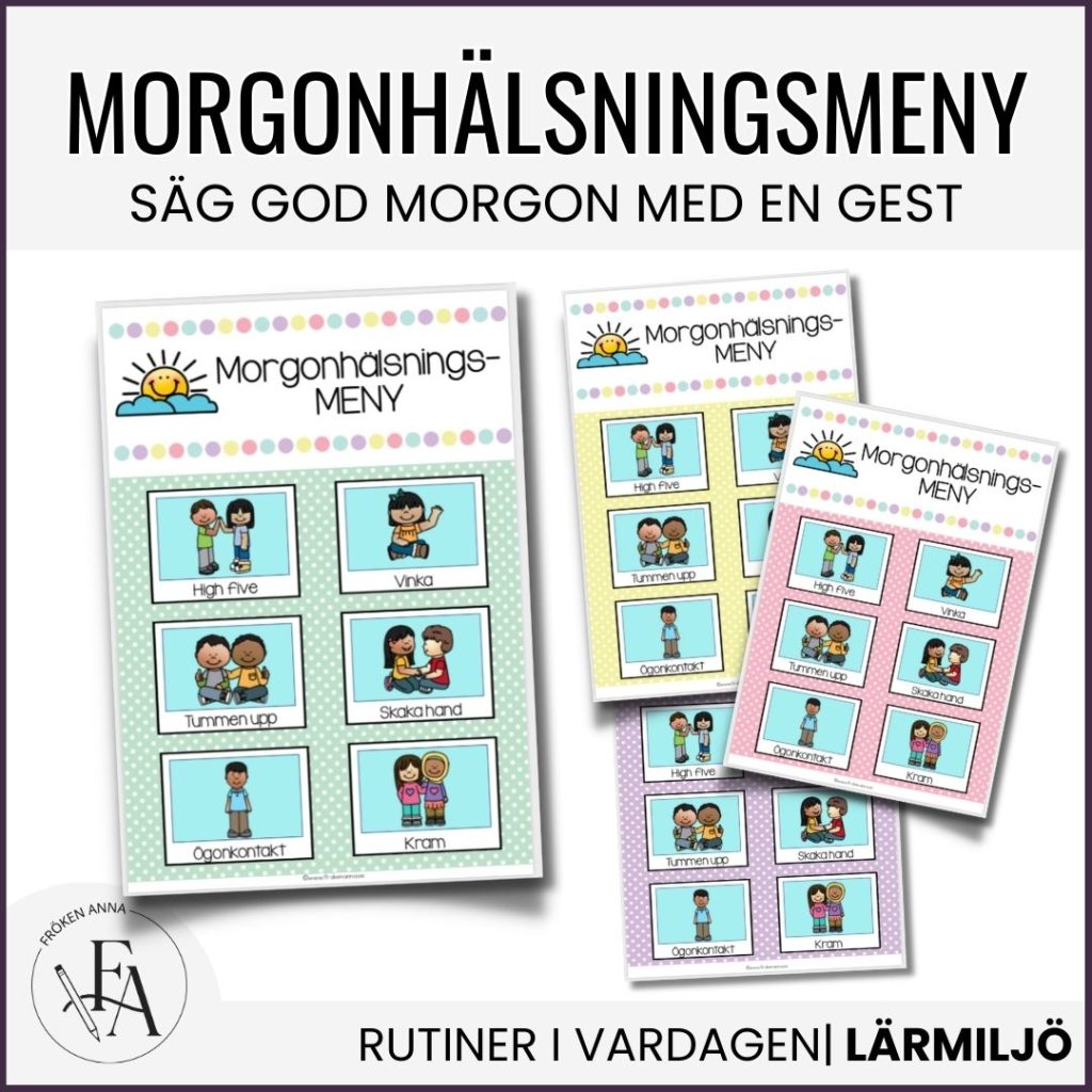 Morgonhälsningsmeny