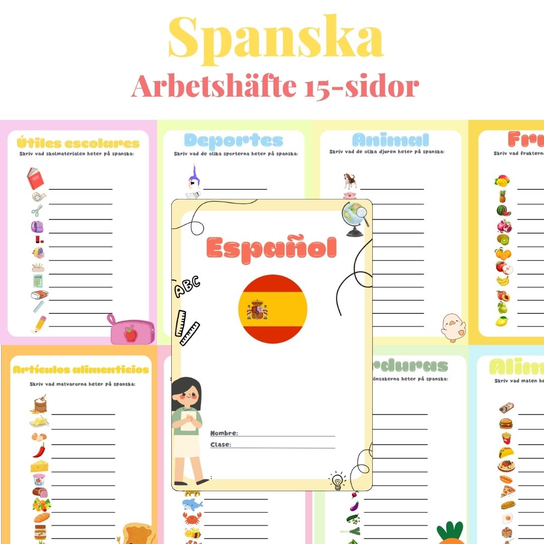 Arbetshäfte - Spanska