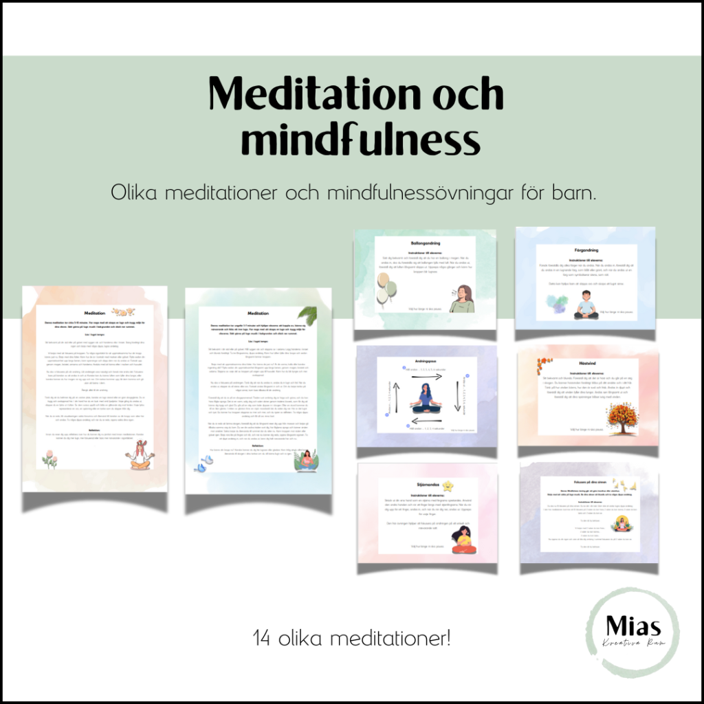Meditation och mindfulnessövningar