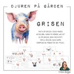 Djuren på gården – Grisen - bild 1