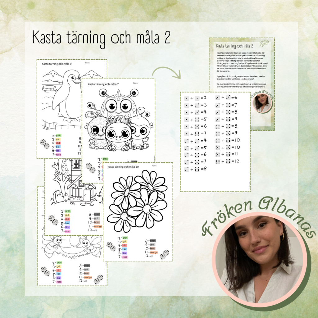 Kasta tärning och måla 2