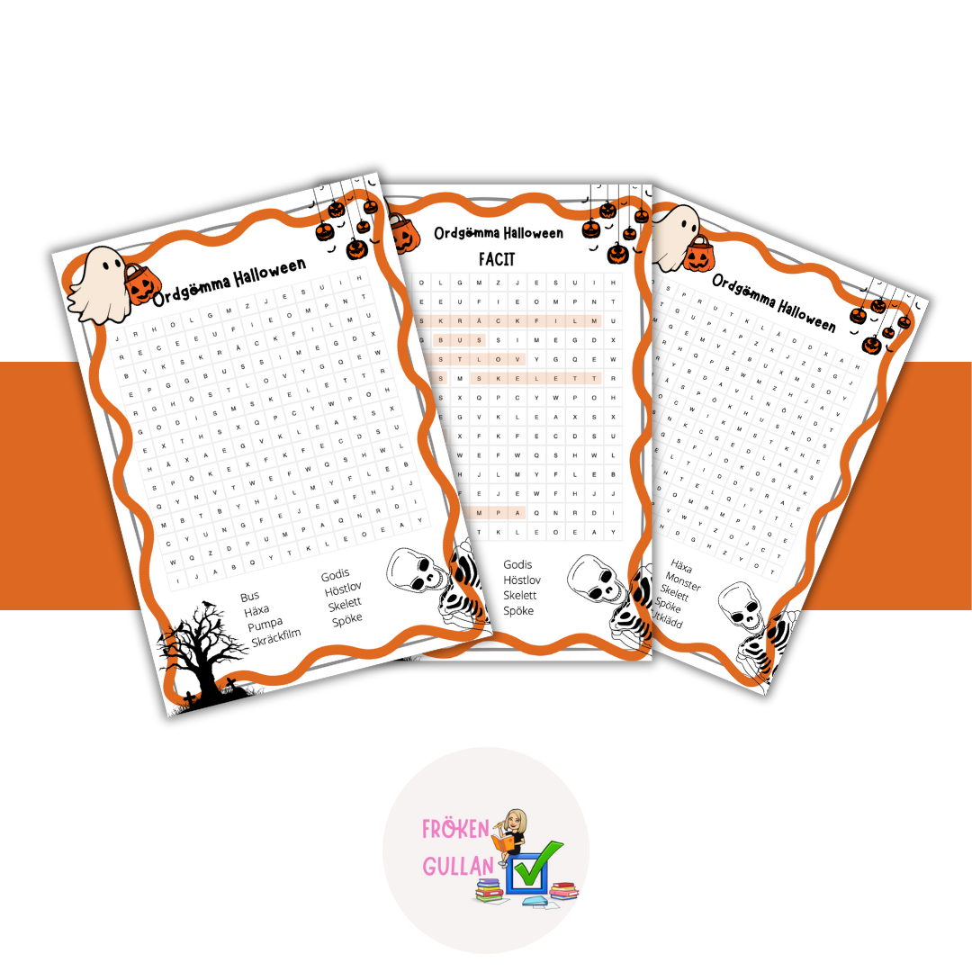 Ordsök halloween