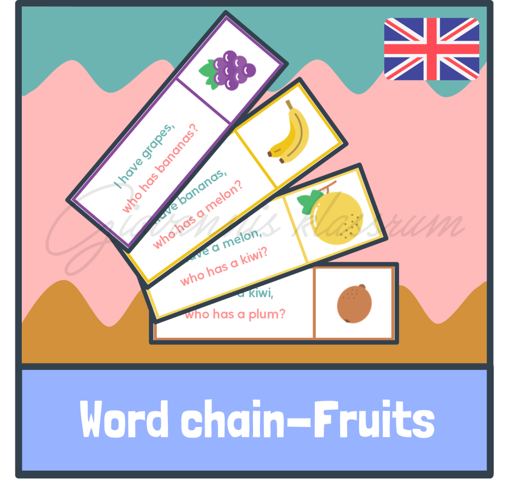 Word chain – Fruits