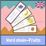 Word chain – Fruits - bild 1