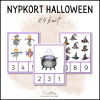 Nypkort Halloween antal 0-10