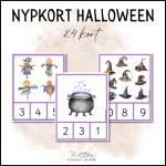 Nypkort Halloween antal 0-10 - bild 1