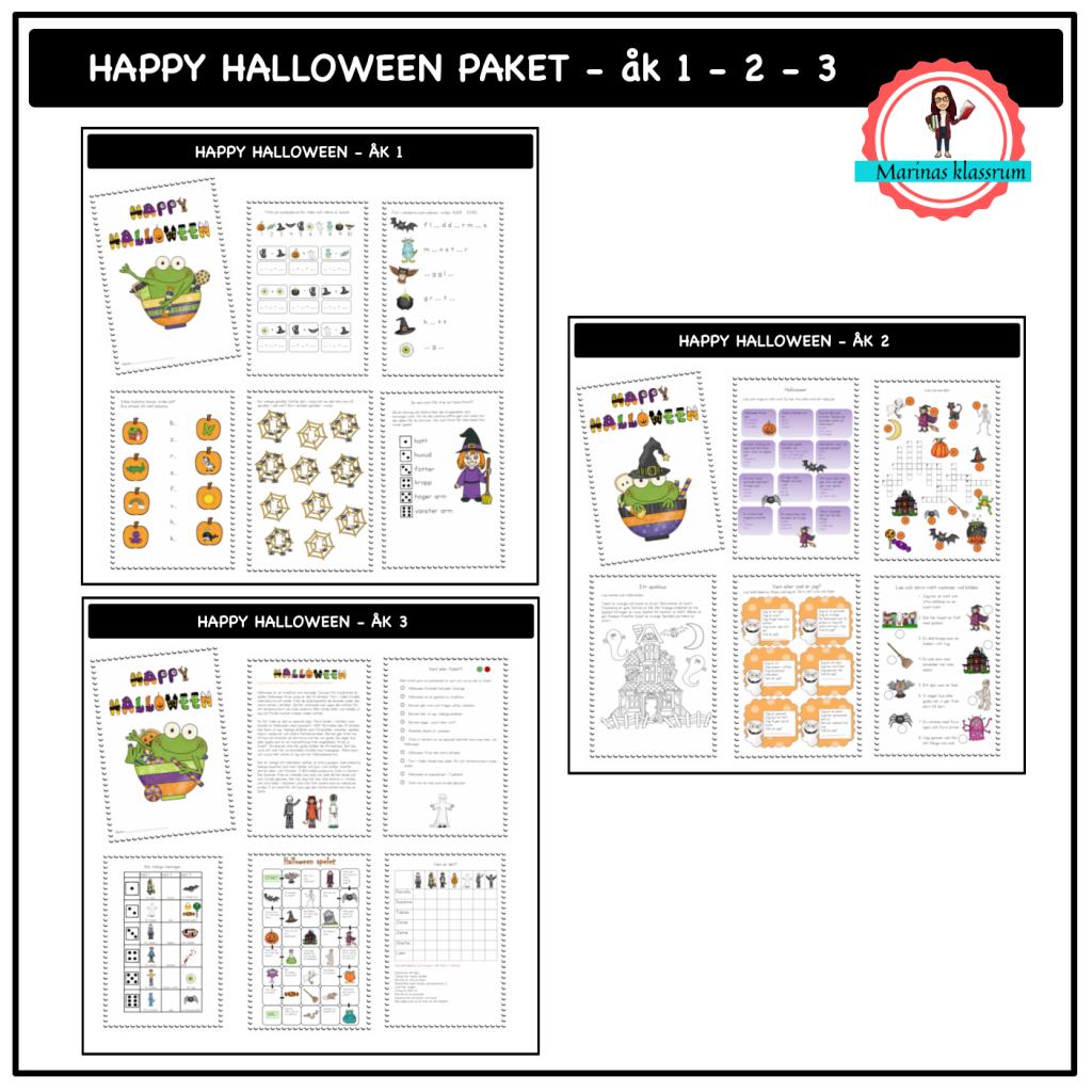 Happy Halloween paket – åk 1-3