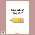 Skrivuppdrag på pennor tema höst - bild 1