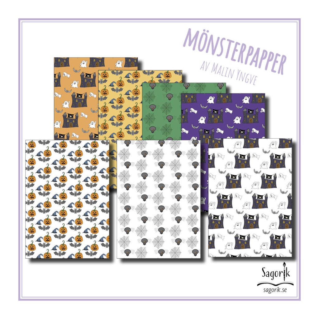 Mönsterpapper Halloween