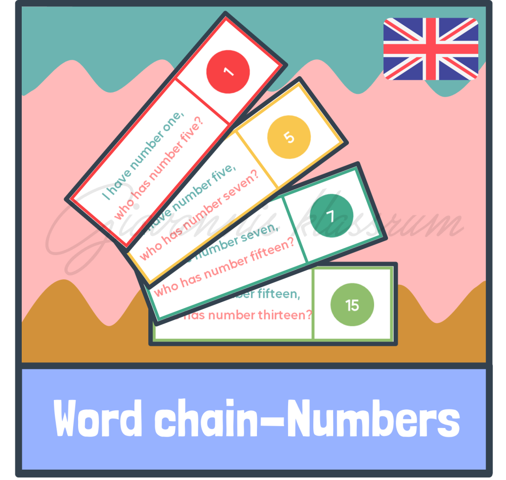 Word chain – Numbers
