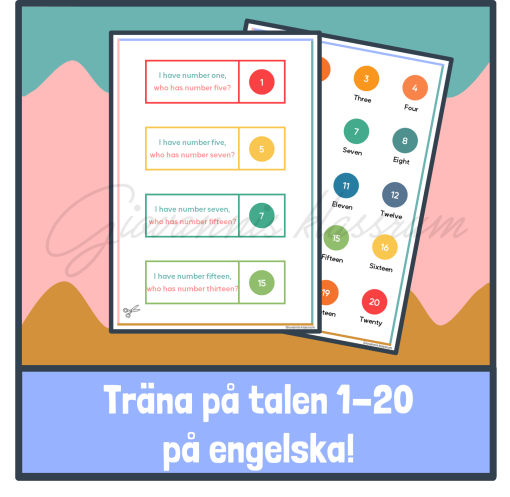 Word chain - Numbers