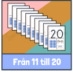 Väggsiffror med skrivriktning – Numicon (11-20) - bild 3