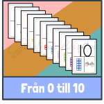 Väggsiffror med skrivriktning – Numicon - bild 3