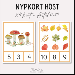 Nypkort höst antal 0-10 - bild 1