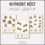 Nypkort höst antal 0-10 - bild 3