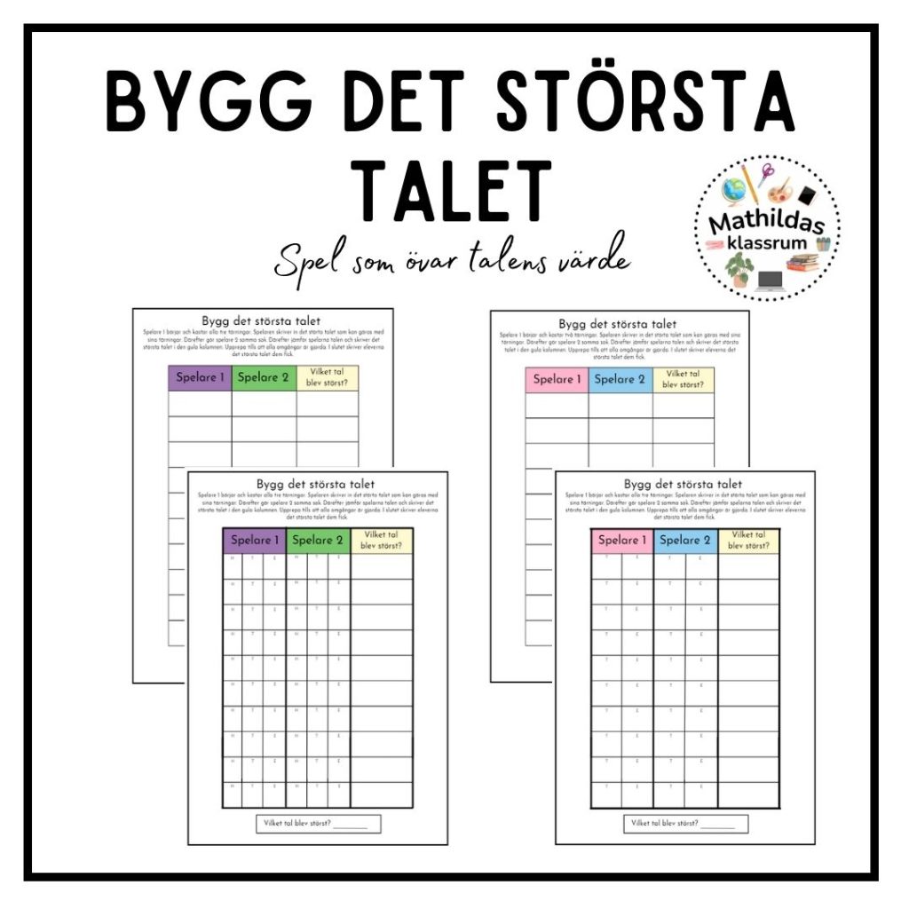Bygg det största talet