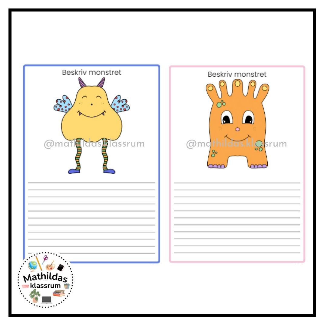 Beskriv monstret