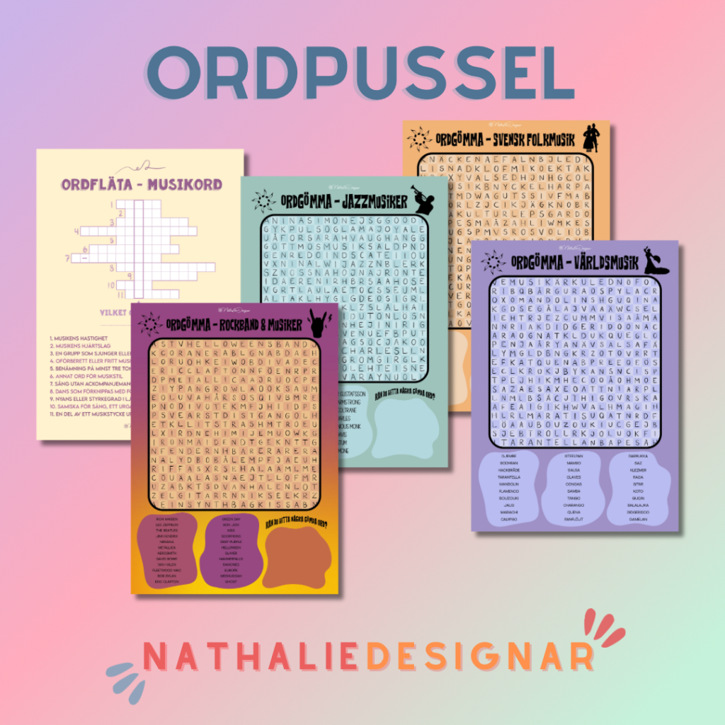 Musiktema Ordpussel