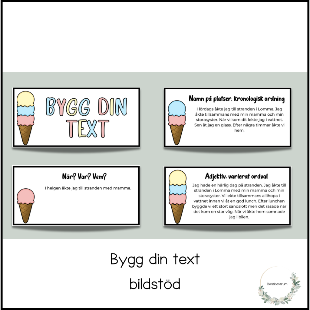 Bygg din text