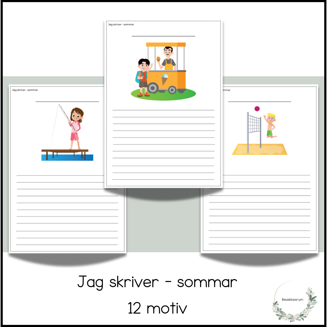Jag skriver - sommar