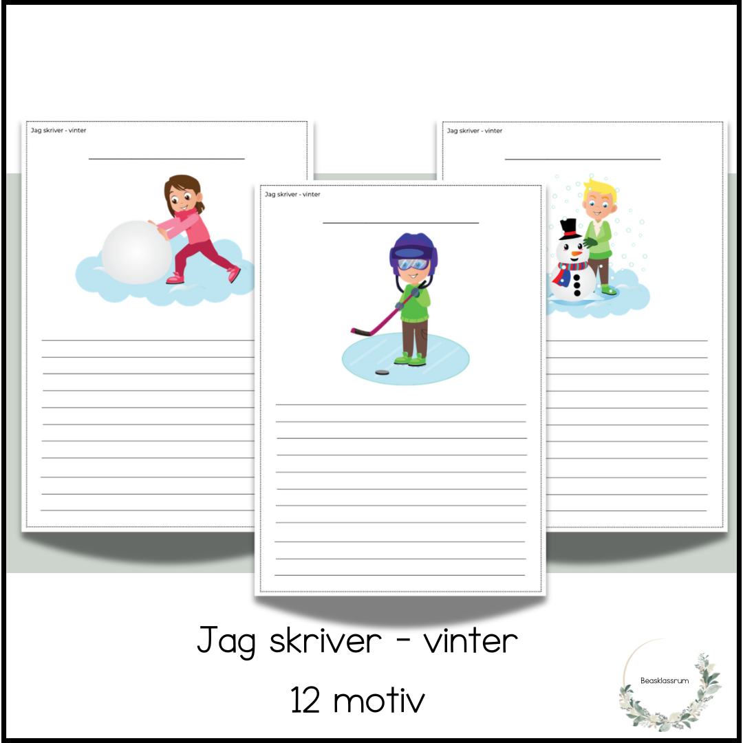 Jag skriver - vinter