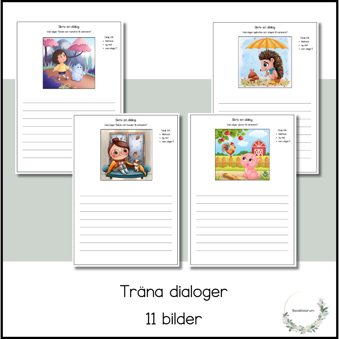 Träna dialoger
