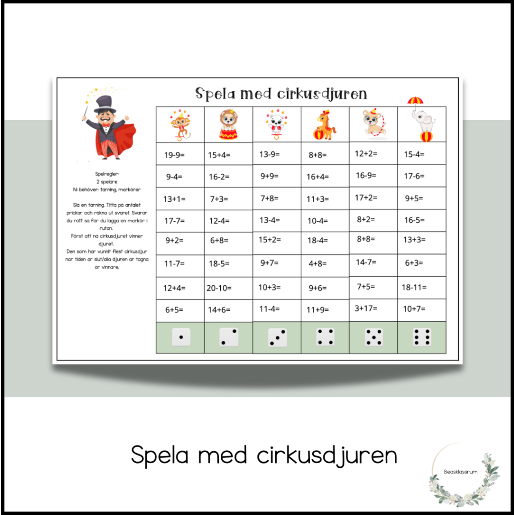 Spela med cirkusdjuren