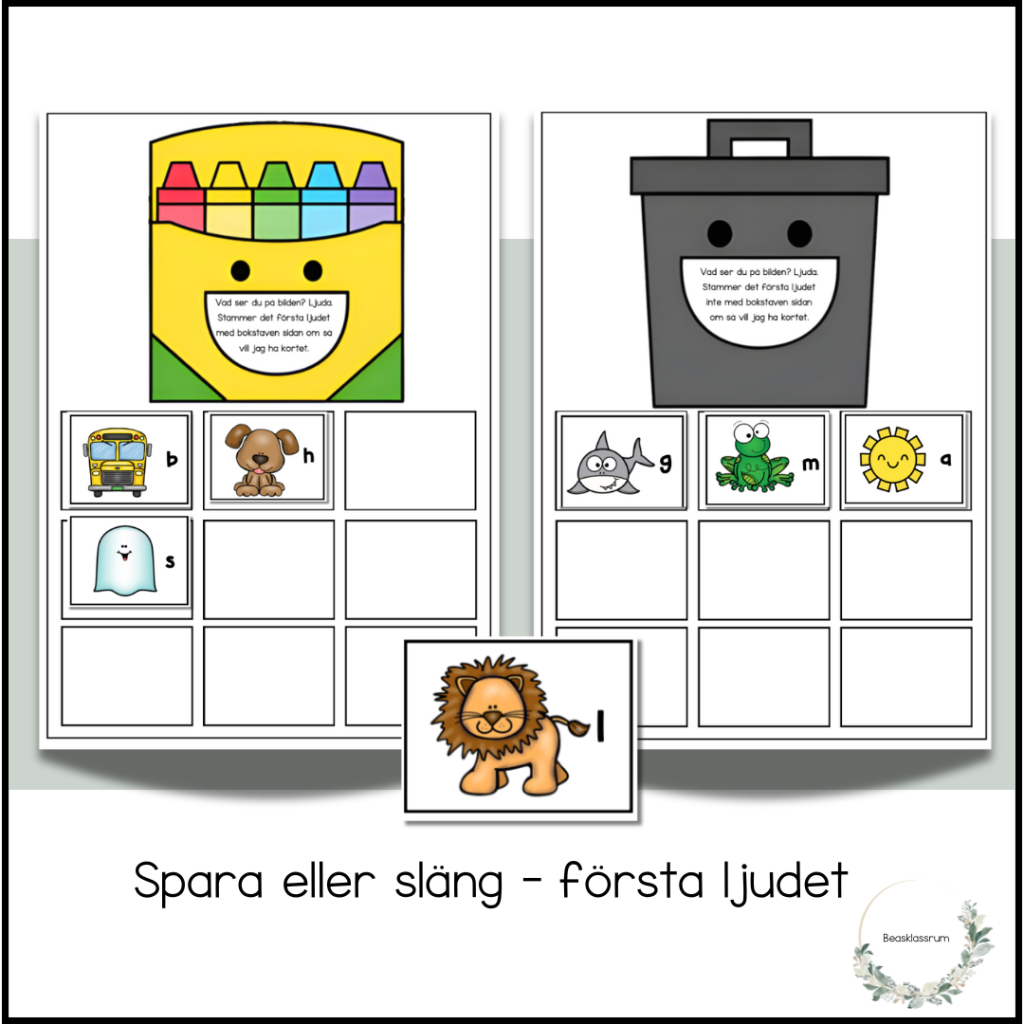 Spara eller släng – första ljudet