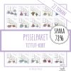 Pysselpaket Tittut-kort 22 teman