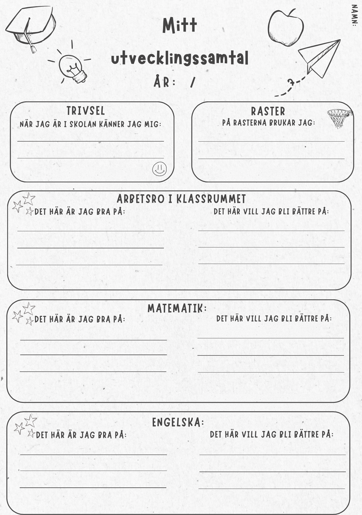 Mitt utvecklingssamtal