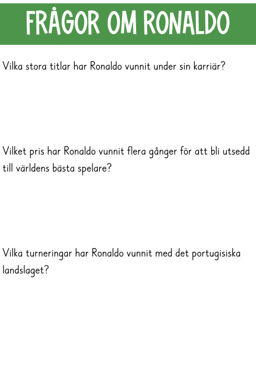 Mitt häfte om fotbollsspelare