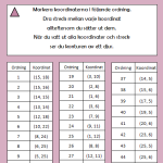 Koordinatsystem – prick till prick- vilket djur framträder- fjäril - bild 5