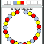 Trä halsband med mönster – planera mönstret utifrån den upprepande delen. - bild 3