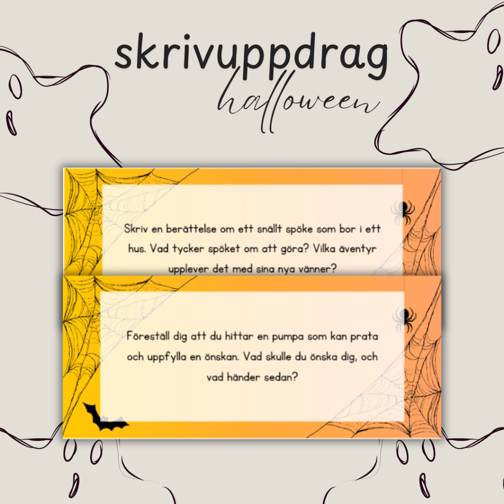 Skrivuppdrag Halloween