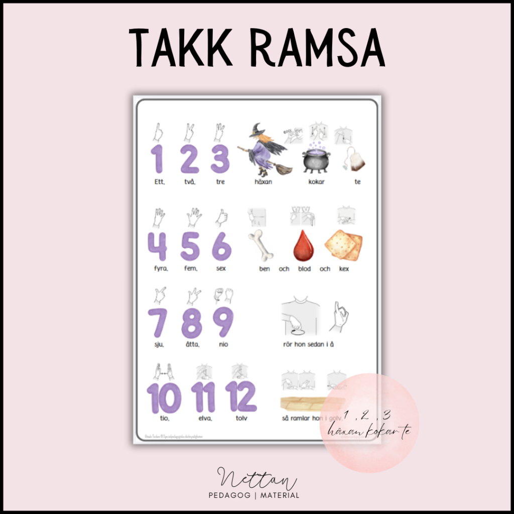 TAKK Ramsa 1, 2, 3 häxan kokar te