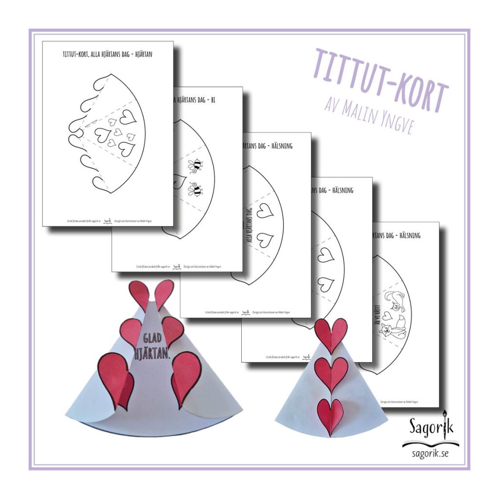 Tittut-kort Alla hjärtans dag