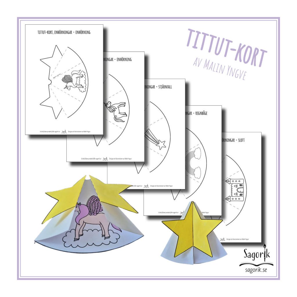 Tittut-kort Enhörningar